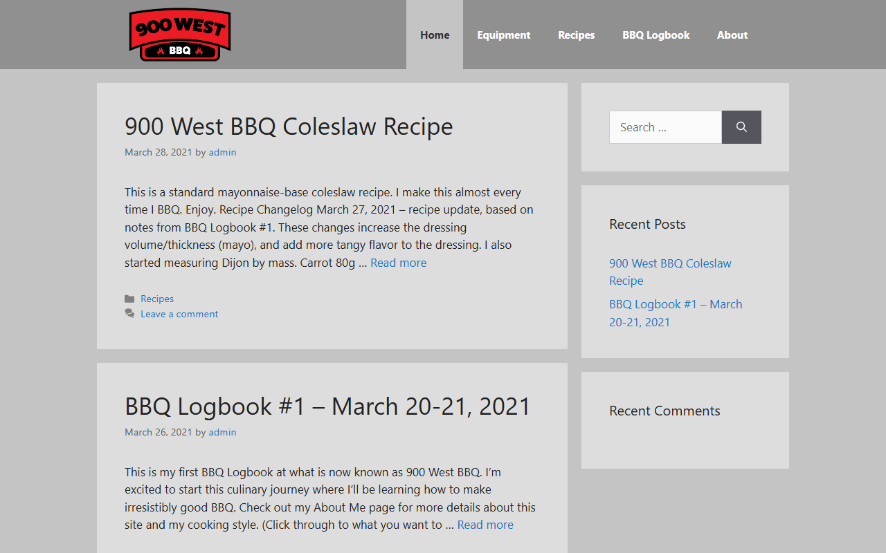 900westbbq.com screenshot