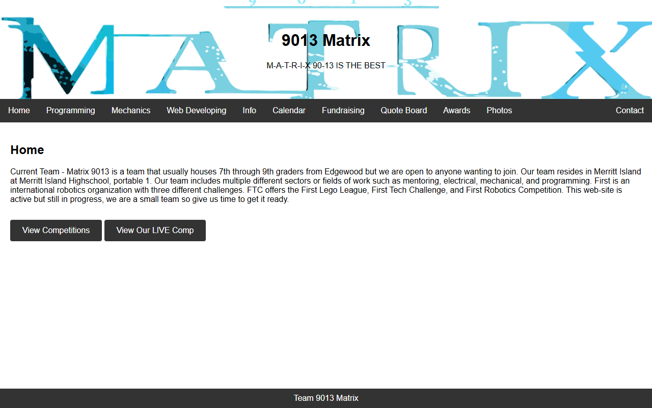 9013matrix.com screenshot