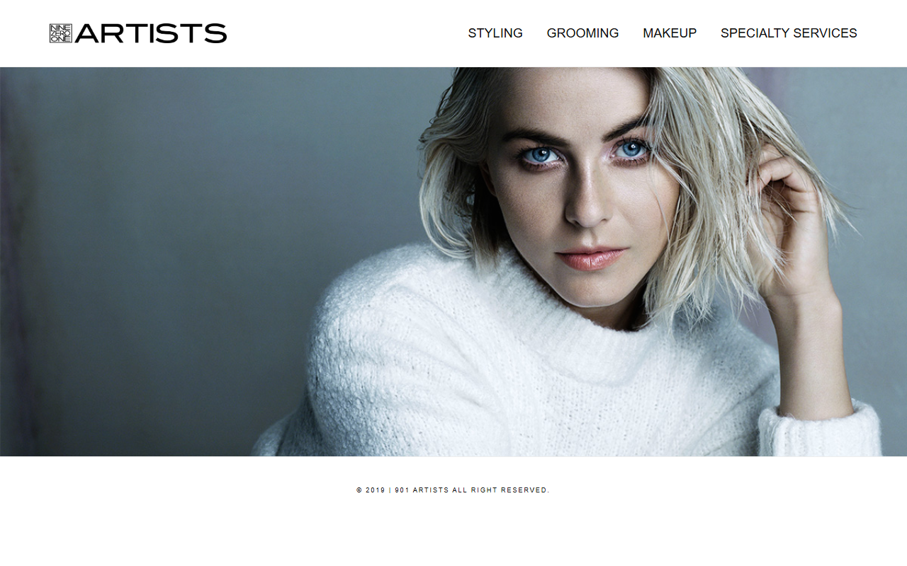 901artists.com screenshot