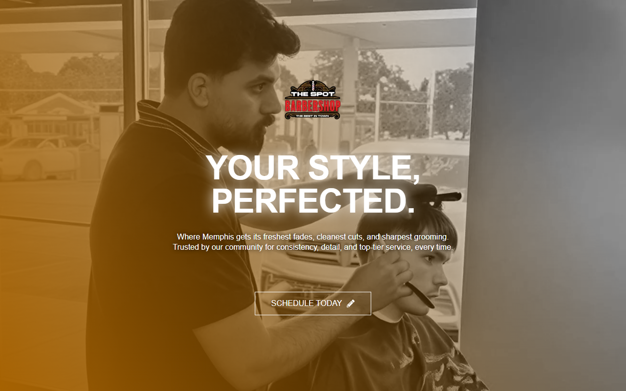 901barberspot.com screenshot