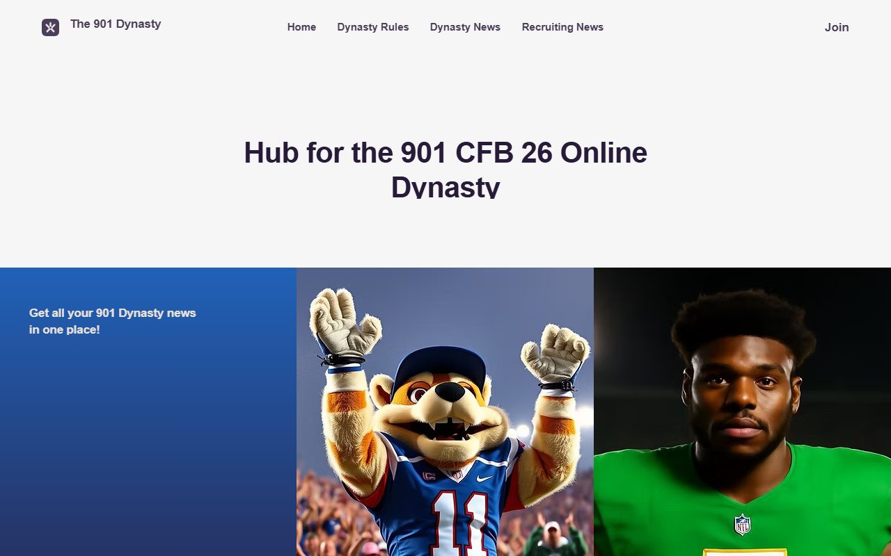 901dynasty.com screenshot