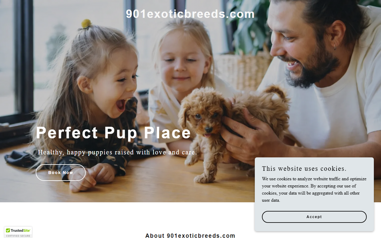 901exoticbreeds.com screenshot