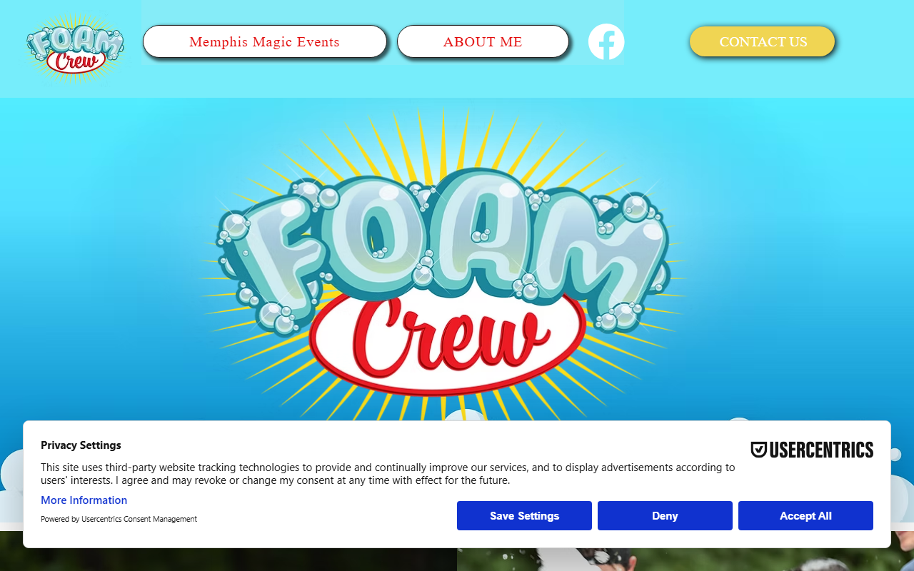 901foamparty.com screenshot