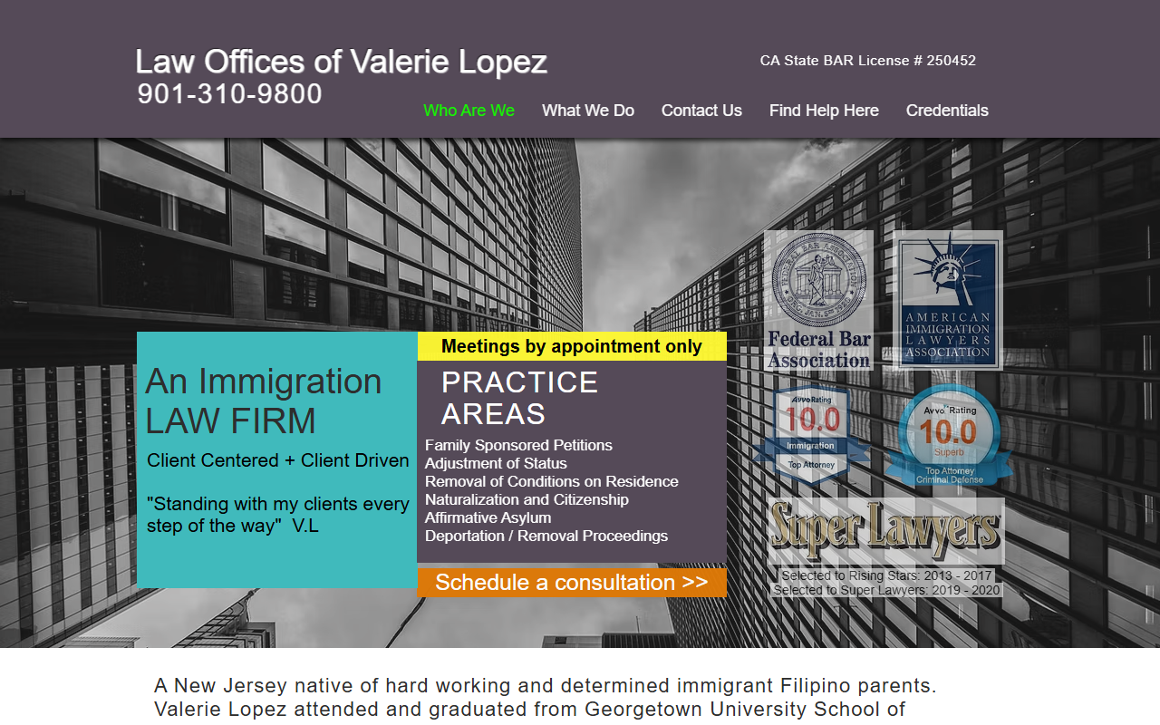 901immigration.com screenshot