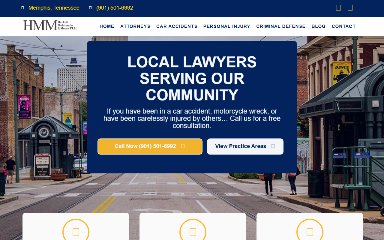 901injurylawyers.com screenshot