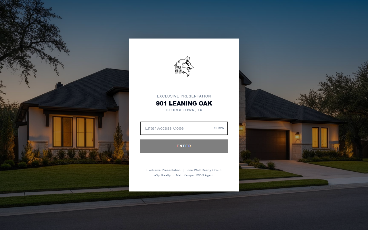 901leaningoak.com screenshot