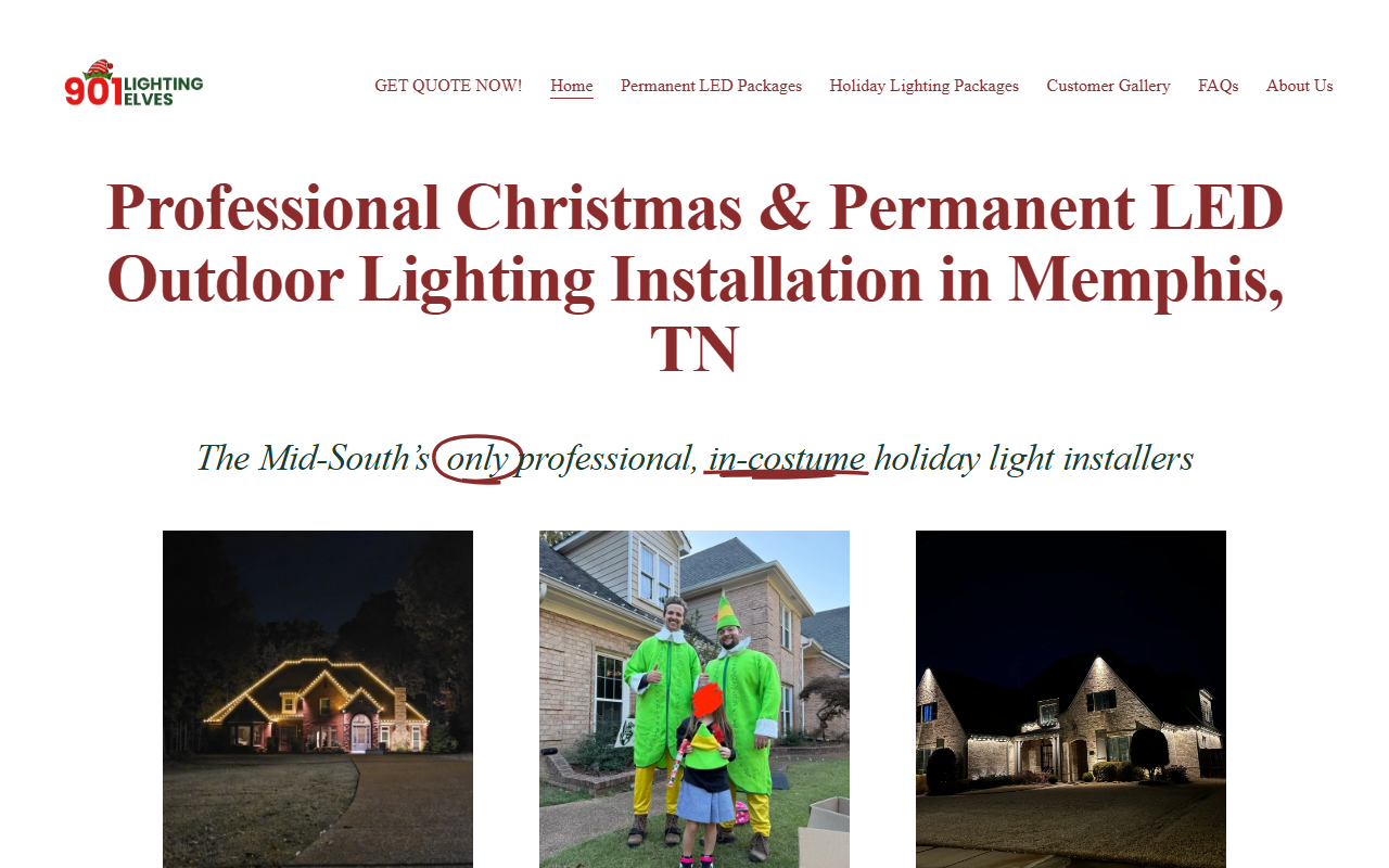 901lightingelves.com screenshot