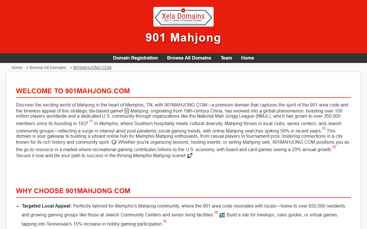 901mahjong.com screenshot