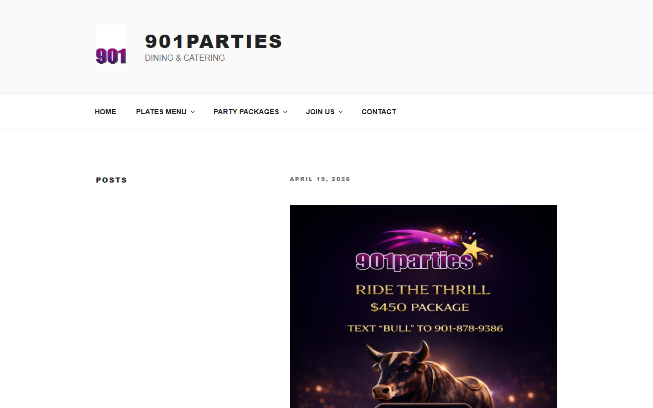 901parties.com screenshot