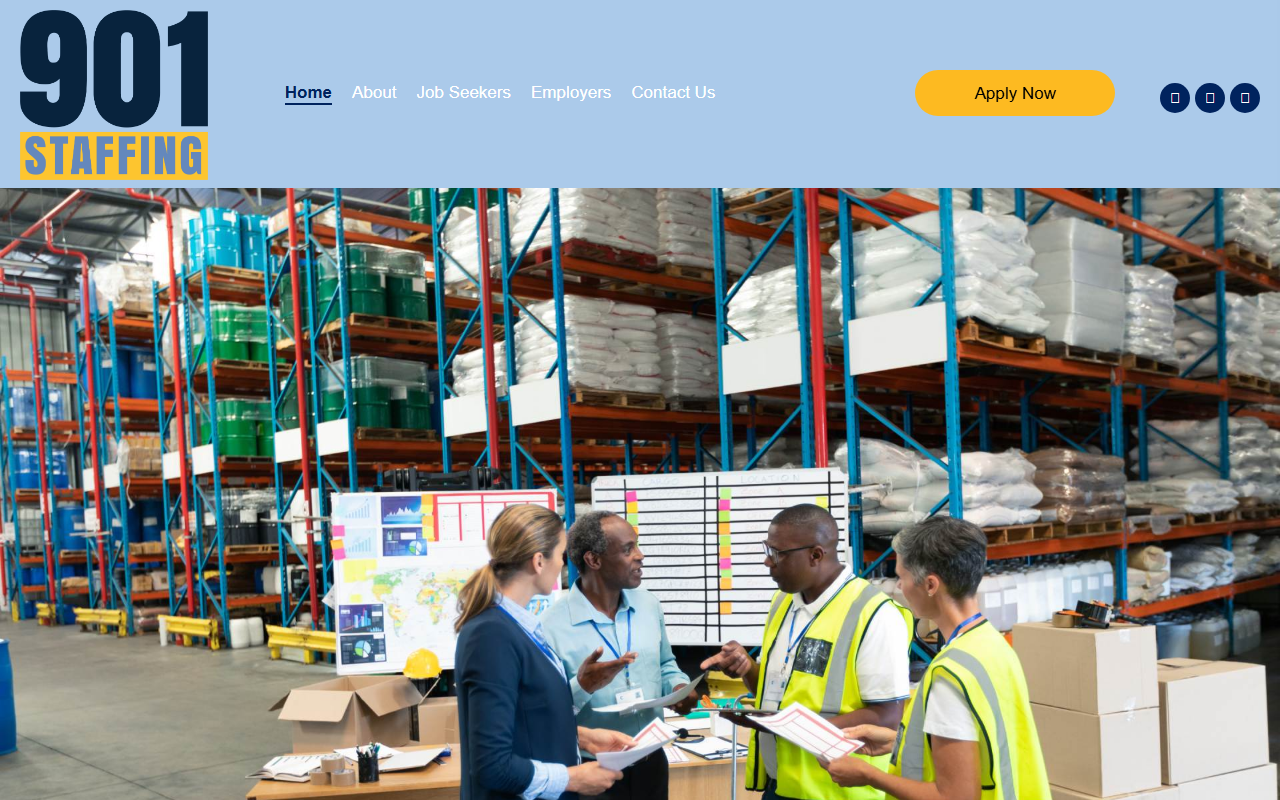 901staffing.com screenshot
