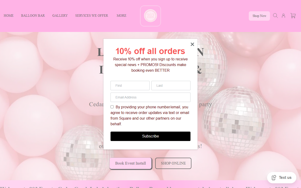 903eventco.com screenshot