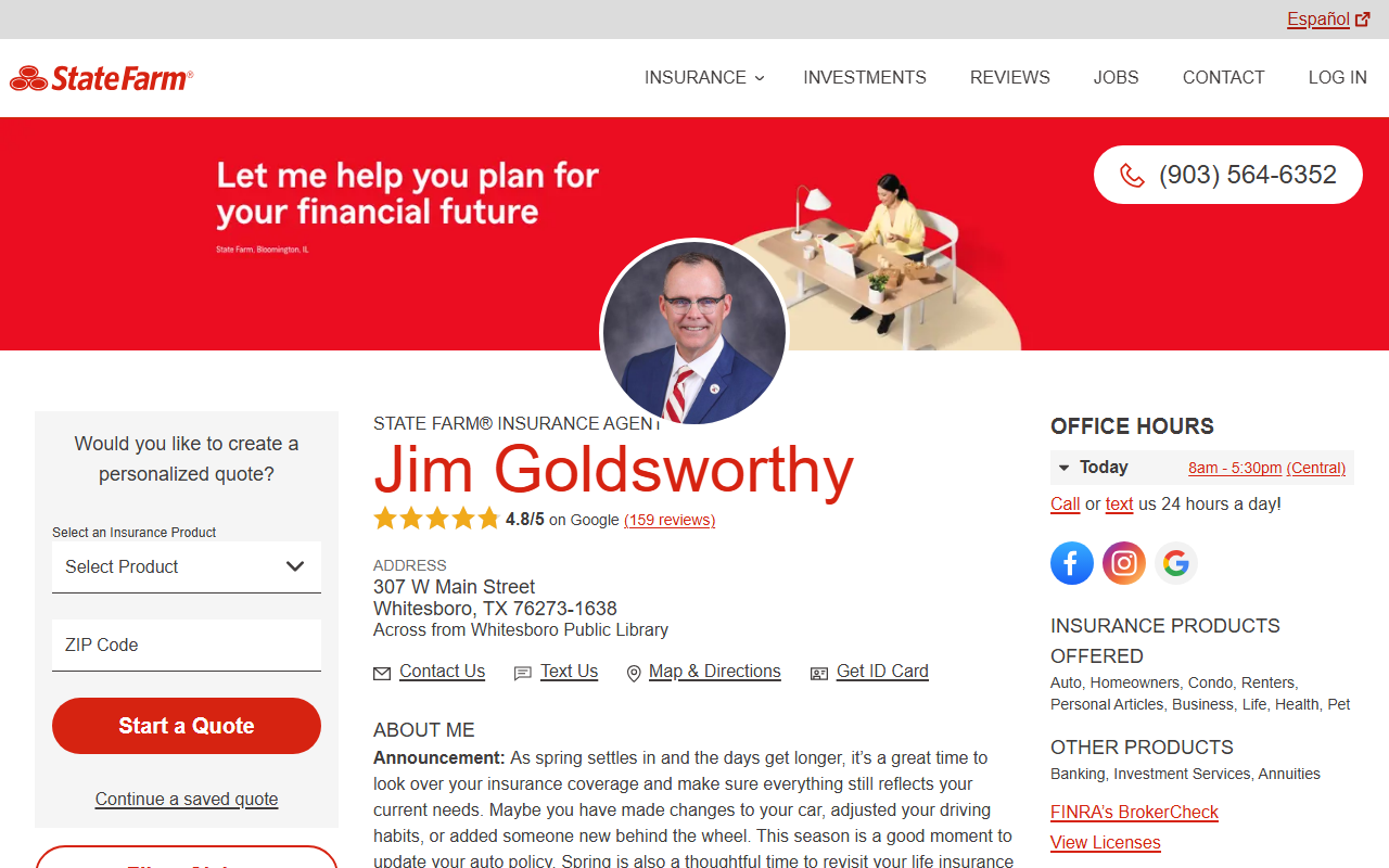 903insurance.com screenshot