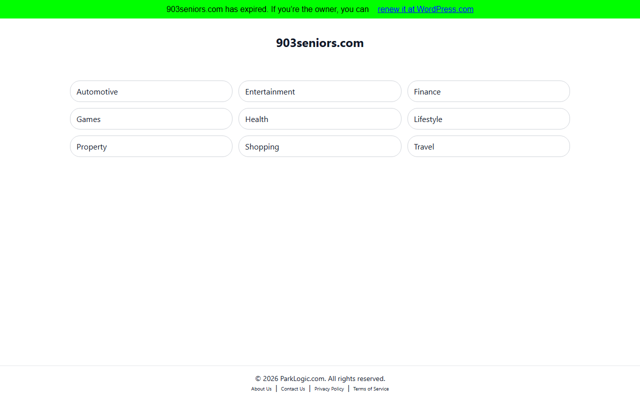 903seniors.com screenshot