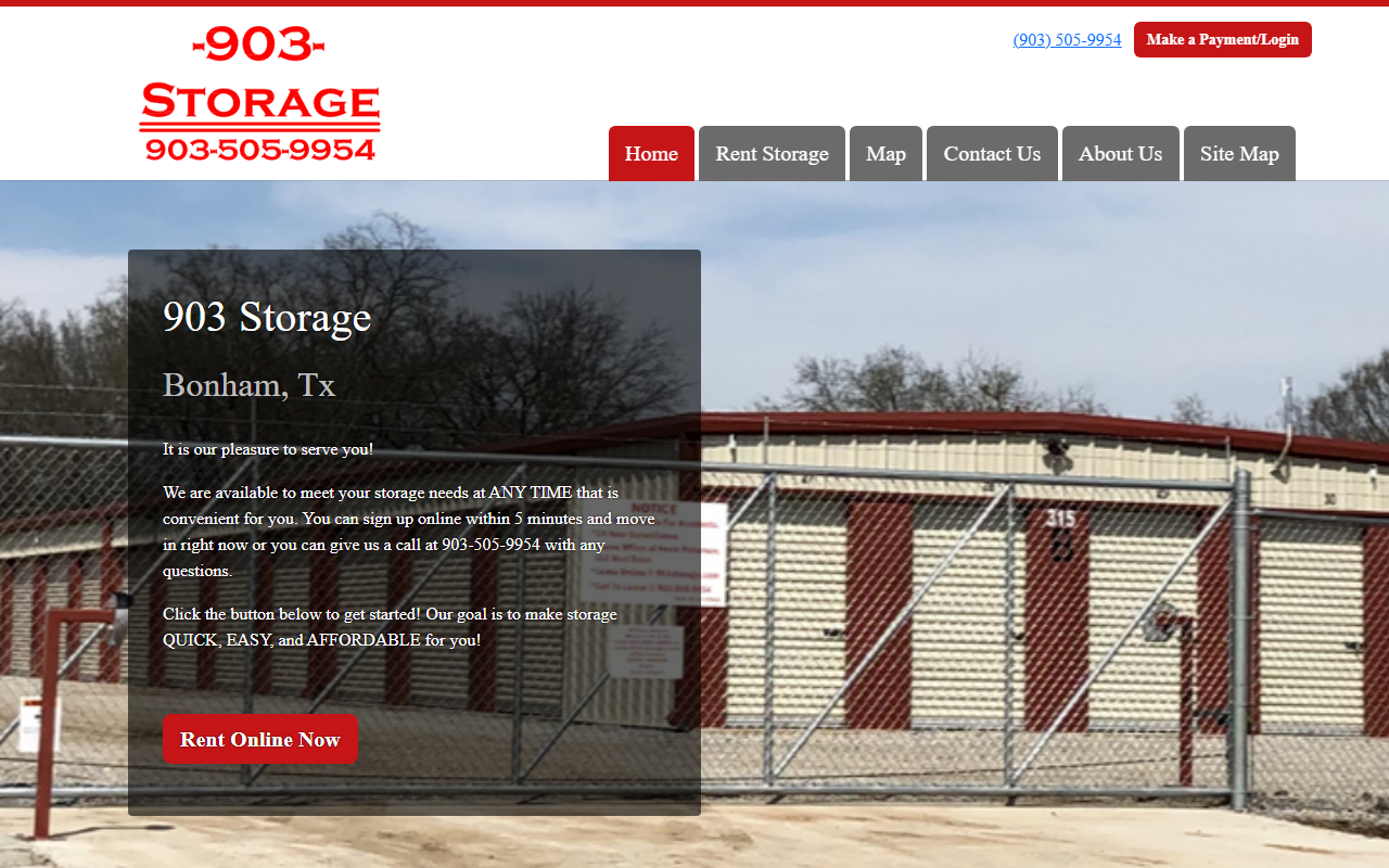903storage.com screenshot