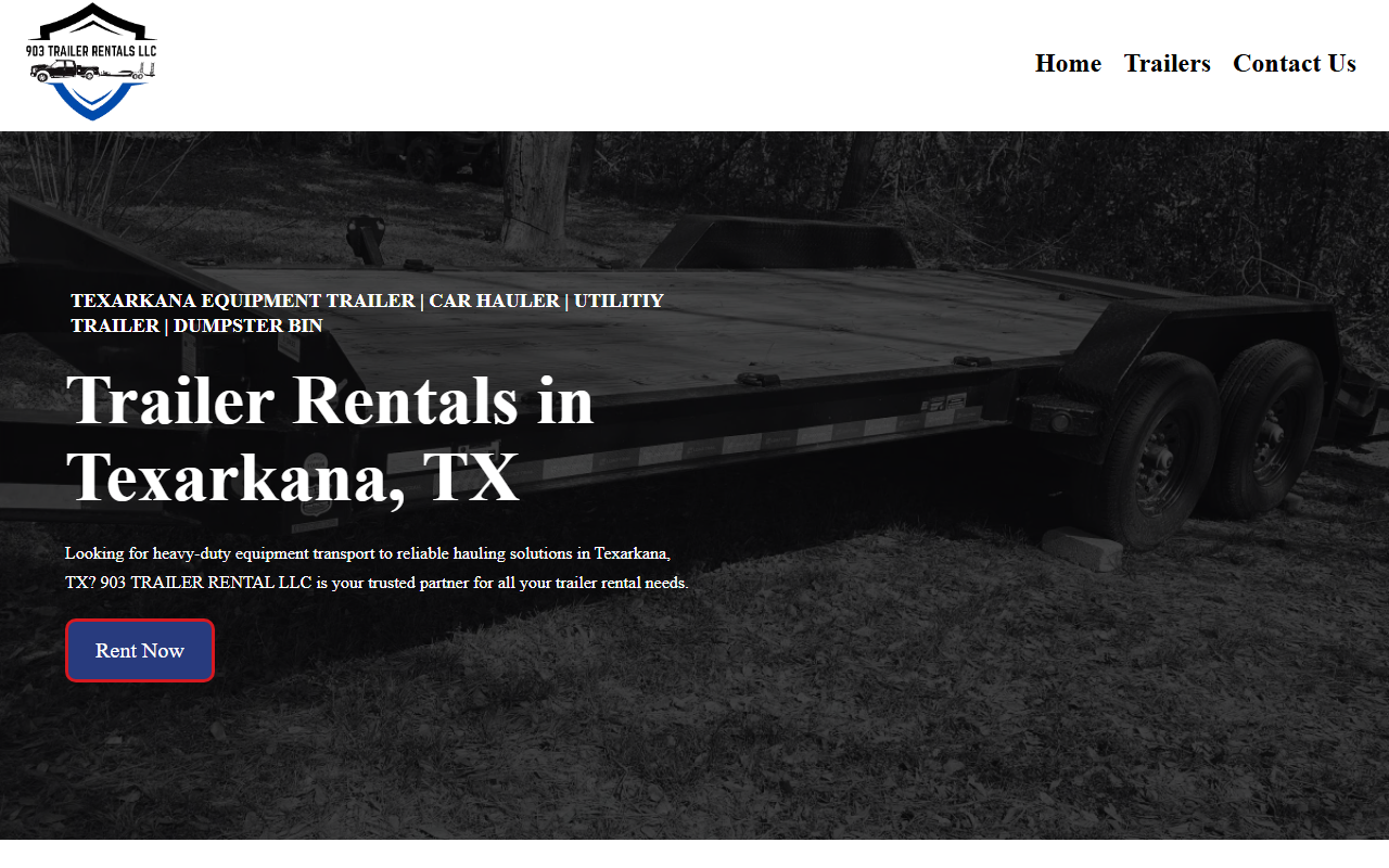 903trailerrental.com screenshot