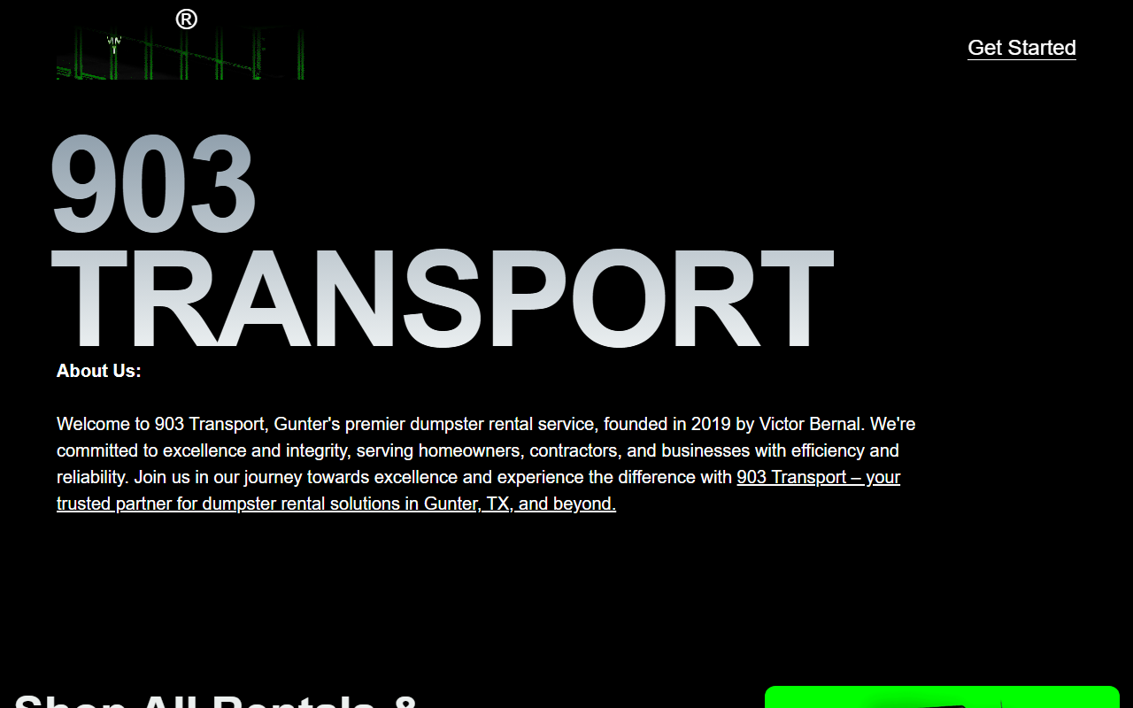 903transport.com screenshot