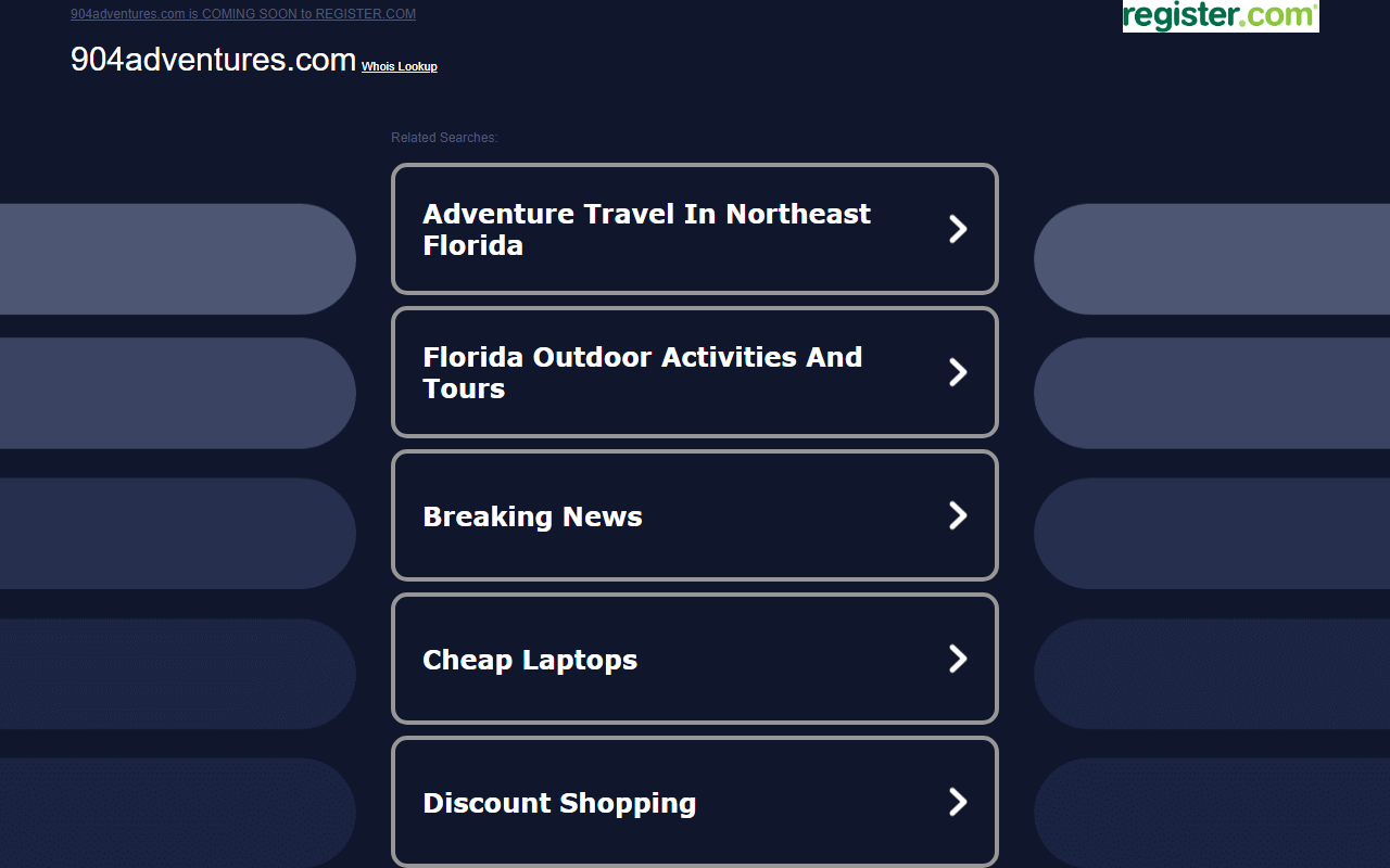 904adventures.com screenshot