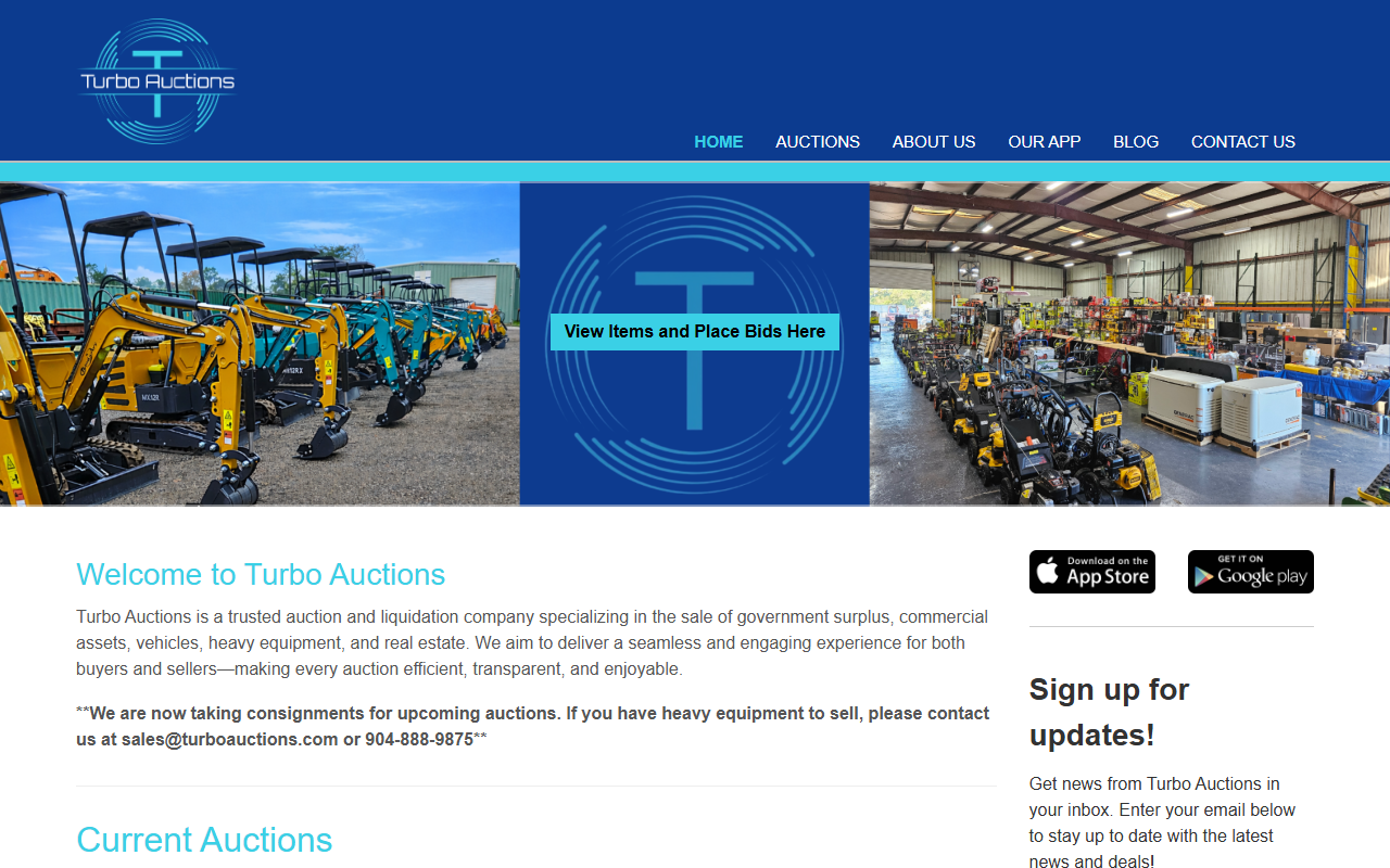 904auction.com screenshot