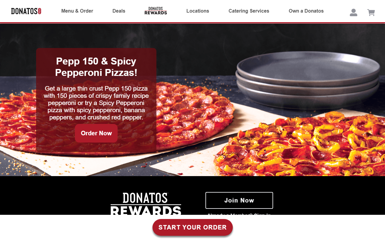 904donatos.com screenshot