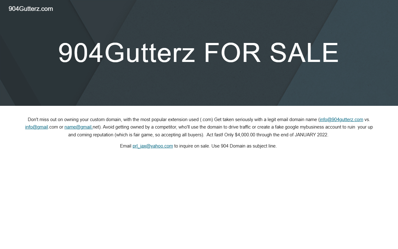 904gutterz.com screenshot