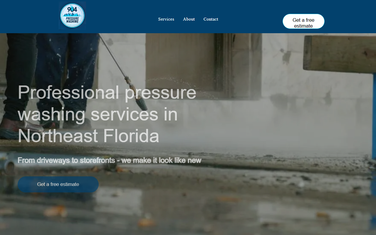 904pressurewash.com screenshot