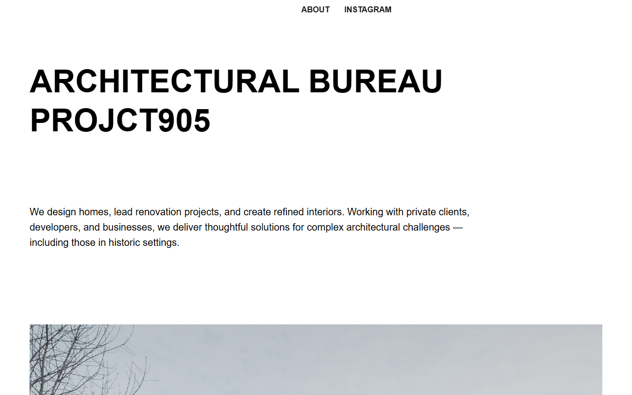 905architects.com screenshot
