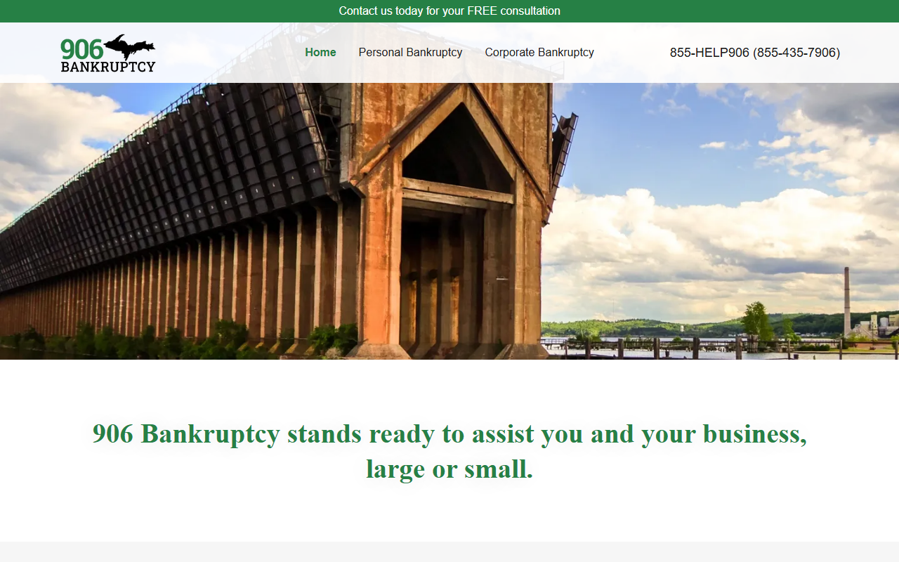 906bankruptcy.com screenshot