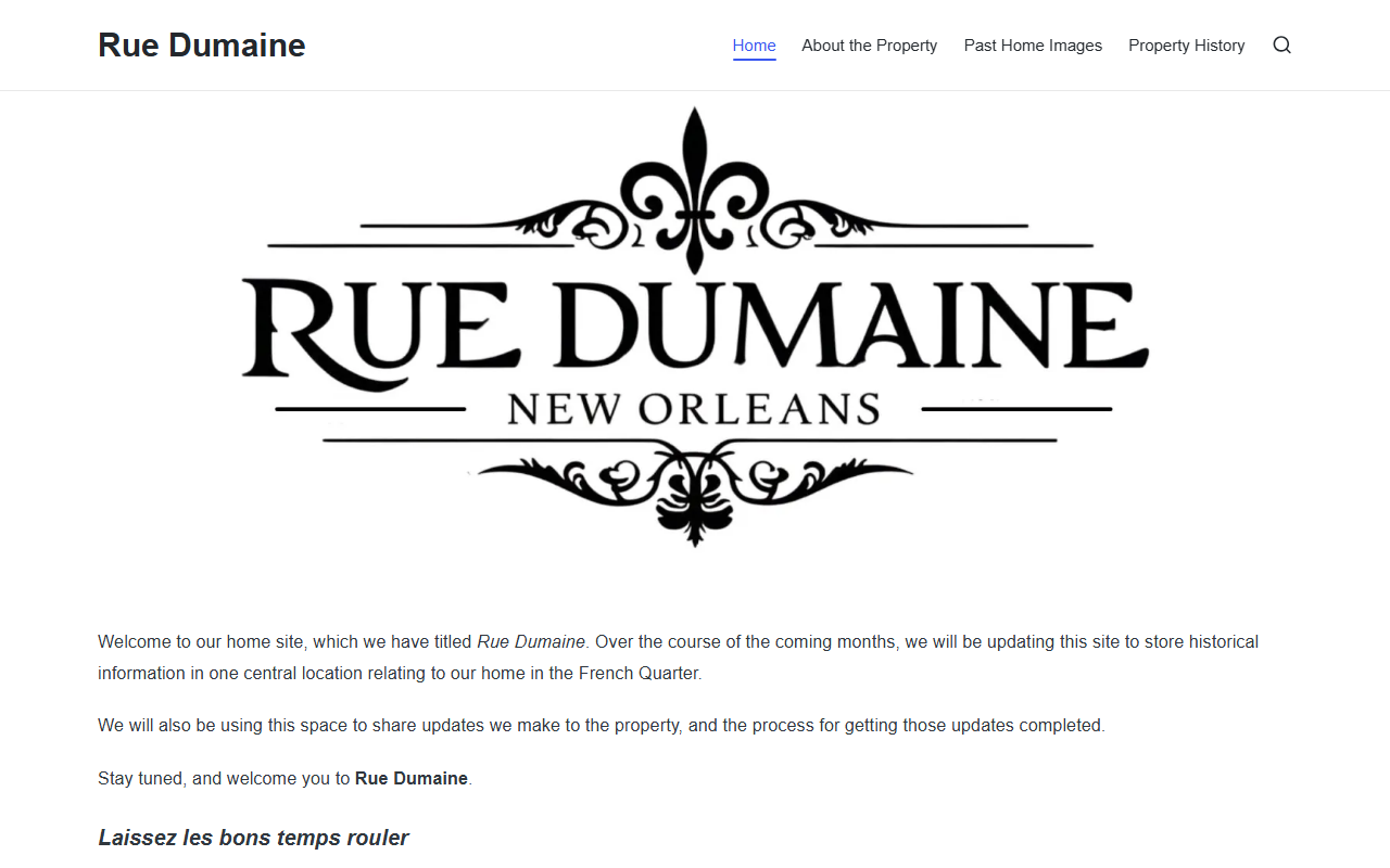 906dumaine.com screenshot