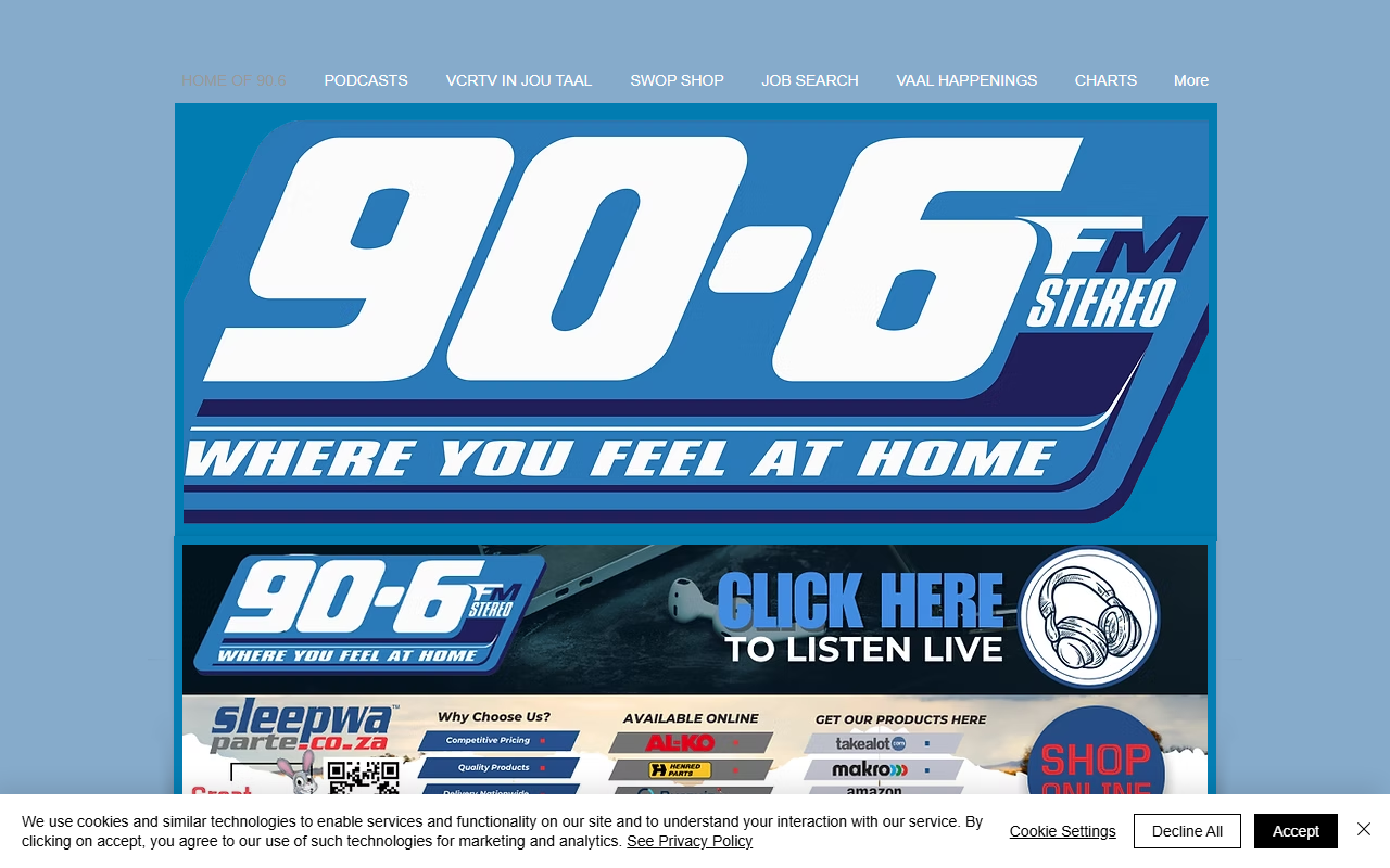 906fmstereo.com screenshot