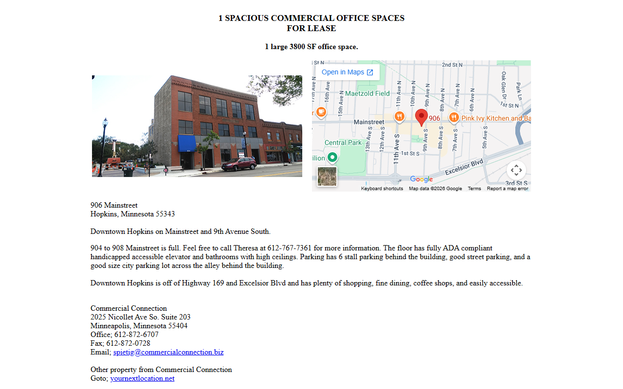 906mainstreet.com screenshot