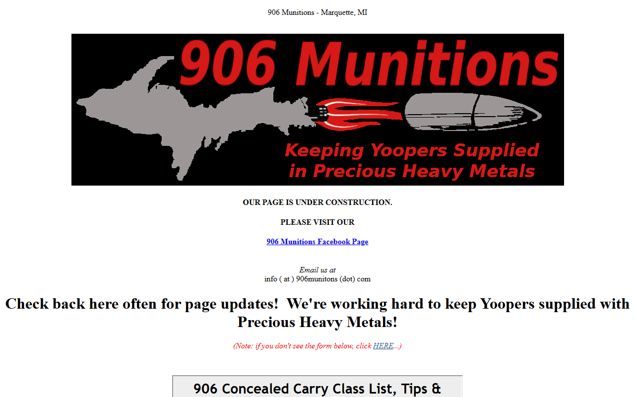 906munitions.com screenshot