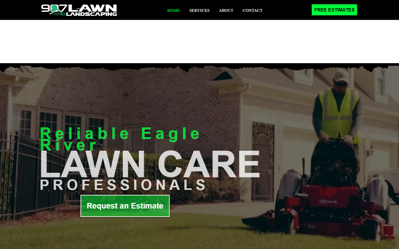 907landscaping.com screenshot