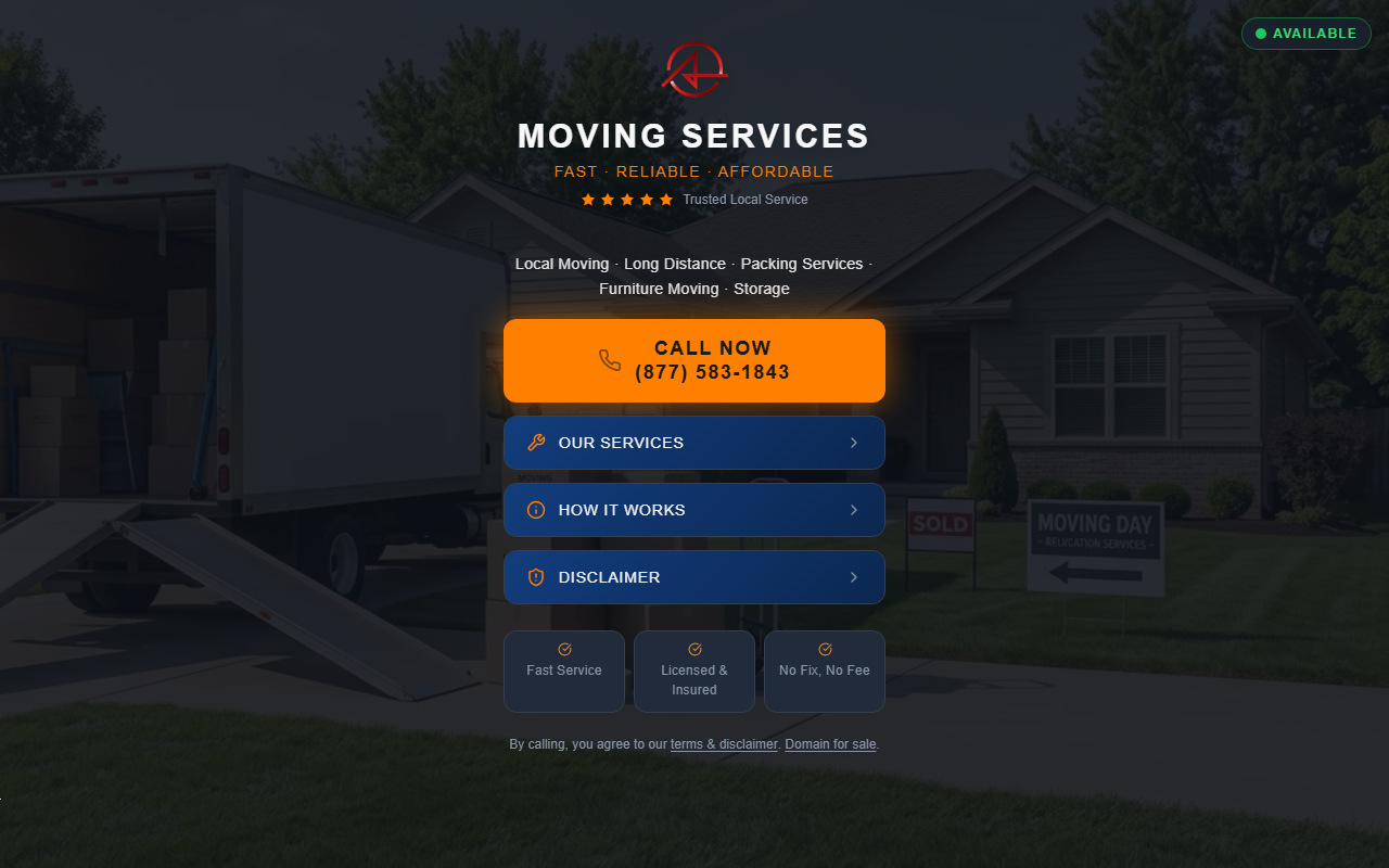 907movingcompany.com screenshot