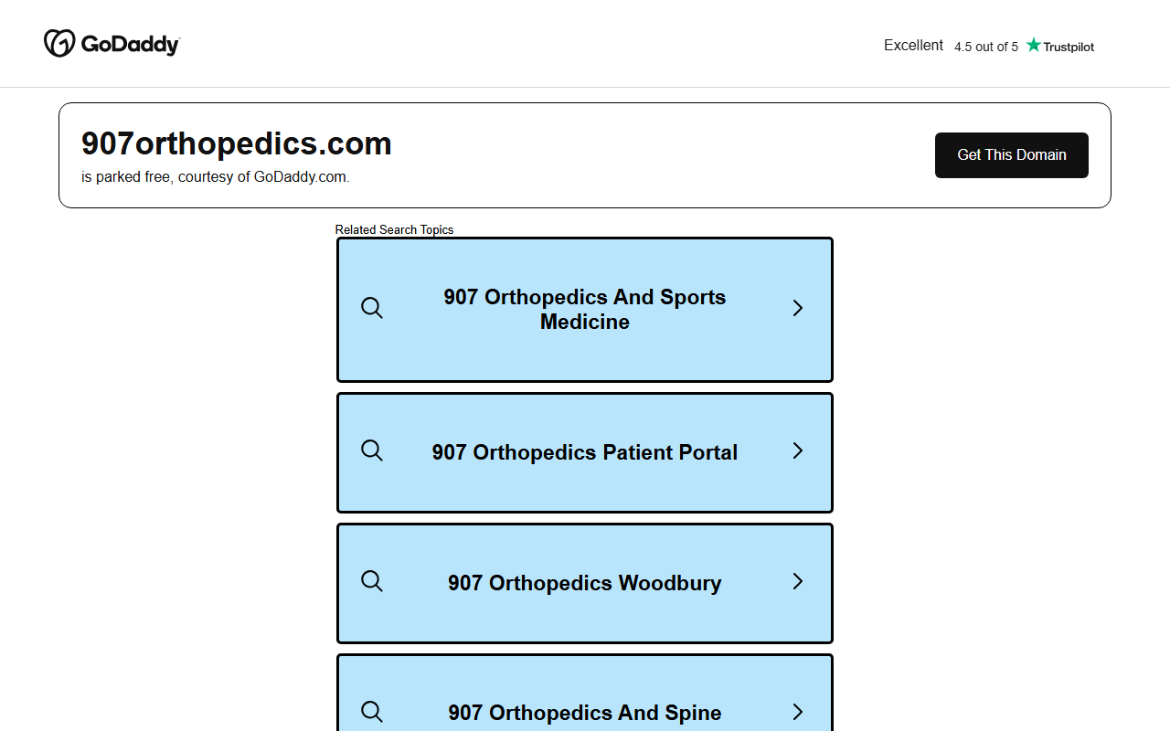 907orthopedics.com screenshot