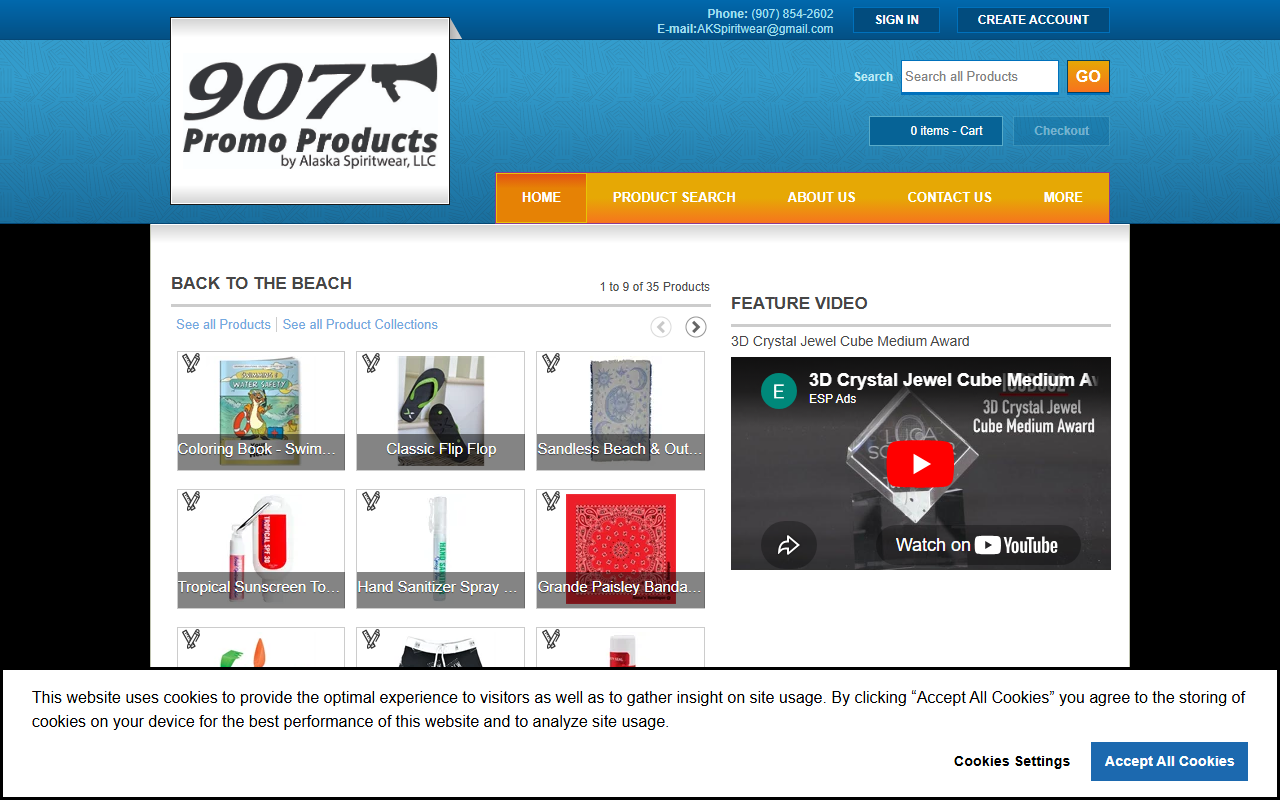907promoproducts.com screenshot