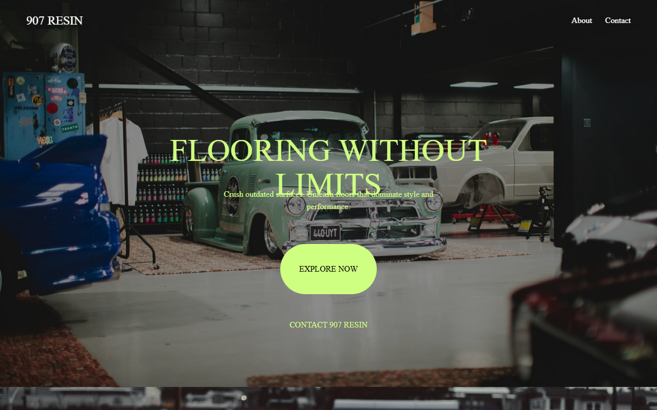 907resinflooring.com screenshot