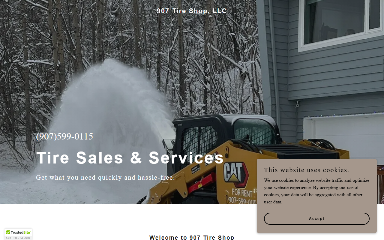 907tireshop.com screenshot