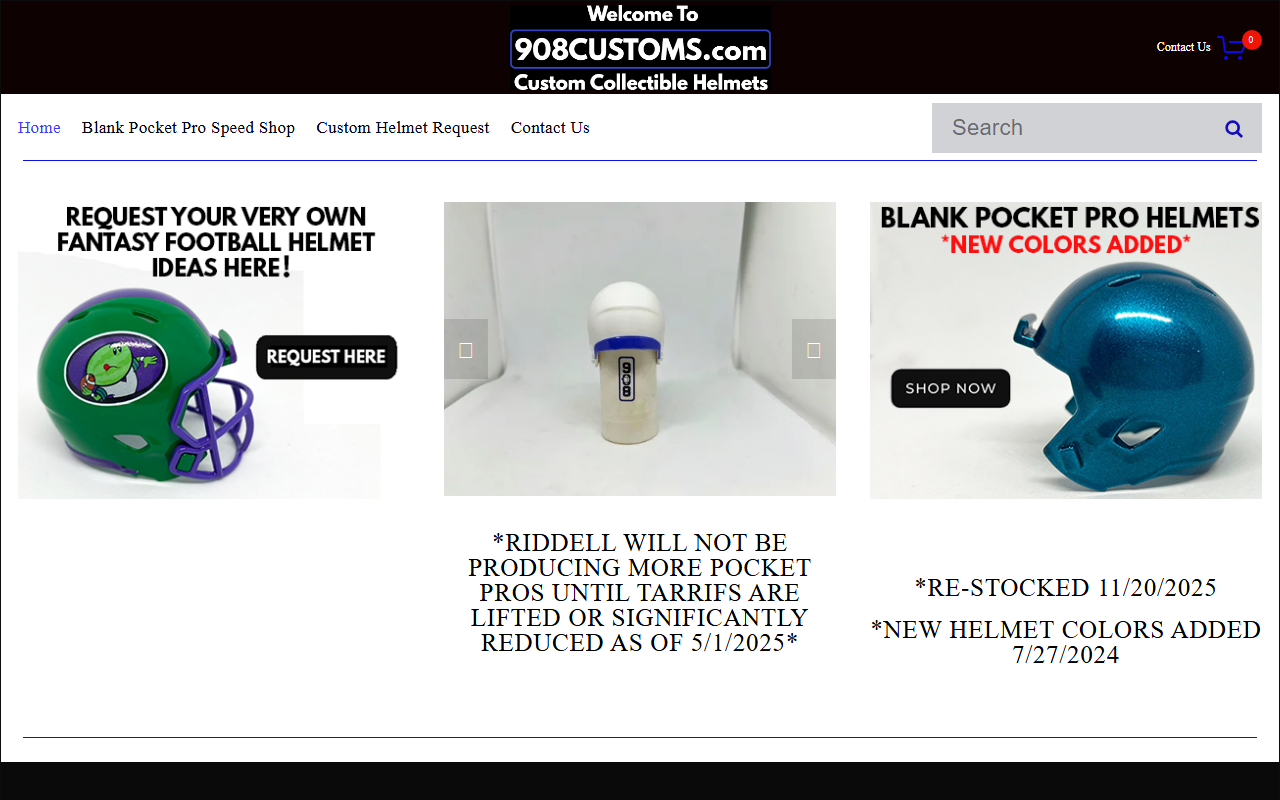 908customs.com screenshot
