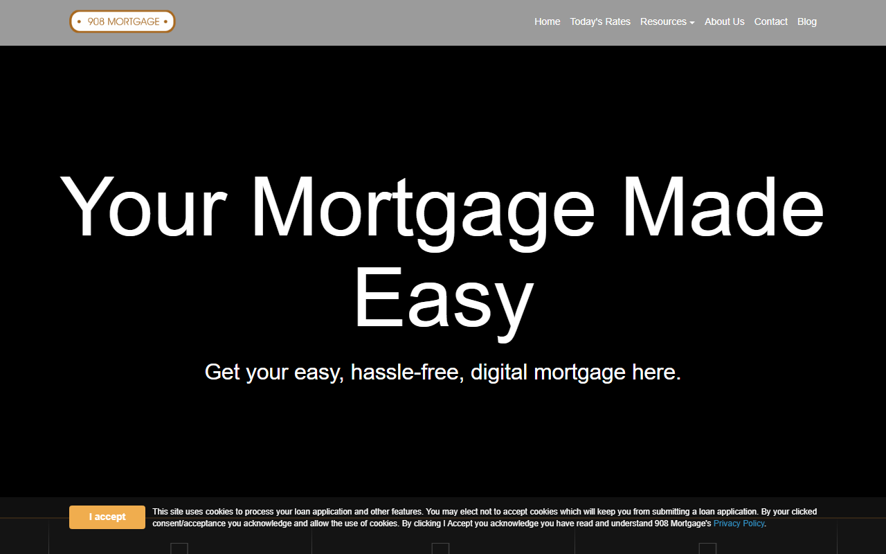 908lending.com screenshot