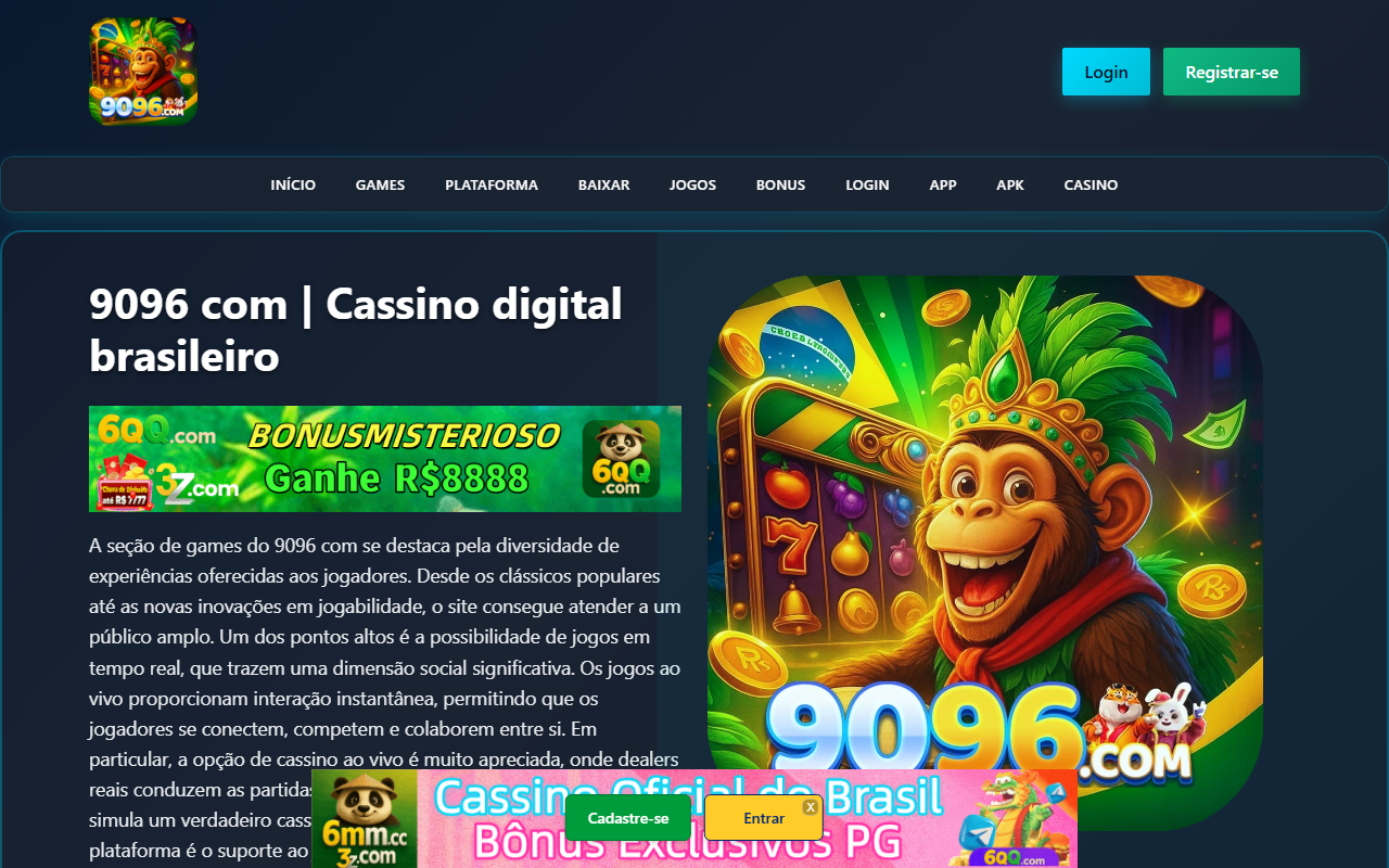 9096entrar.com screenshot