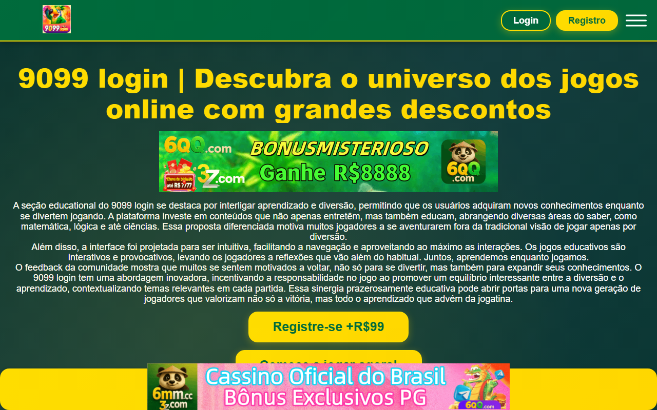 9099entrar.com screenshot
