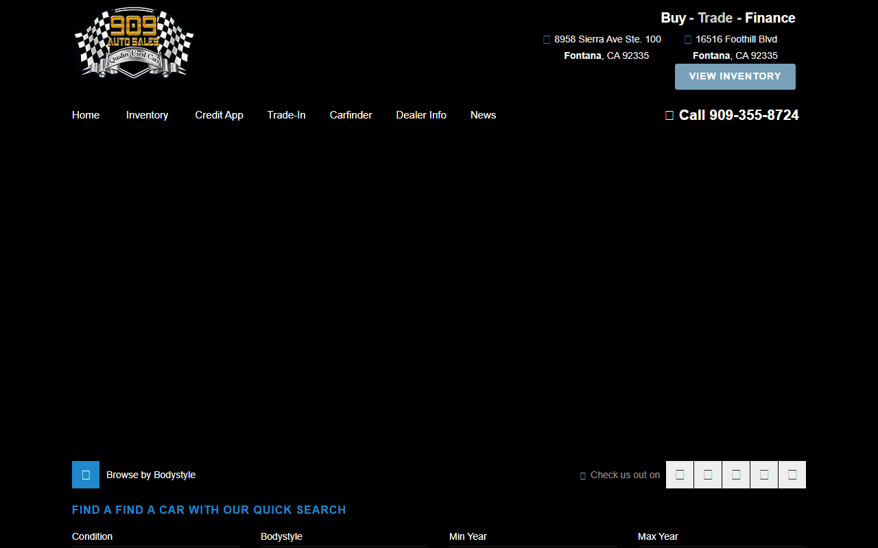909autosale.com screenshot