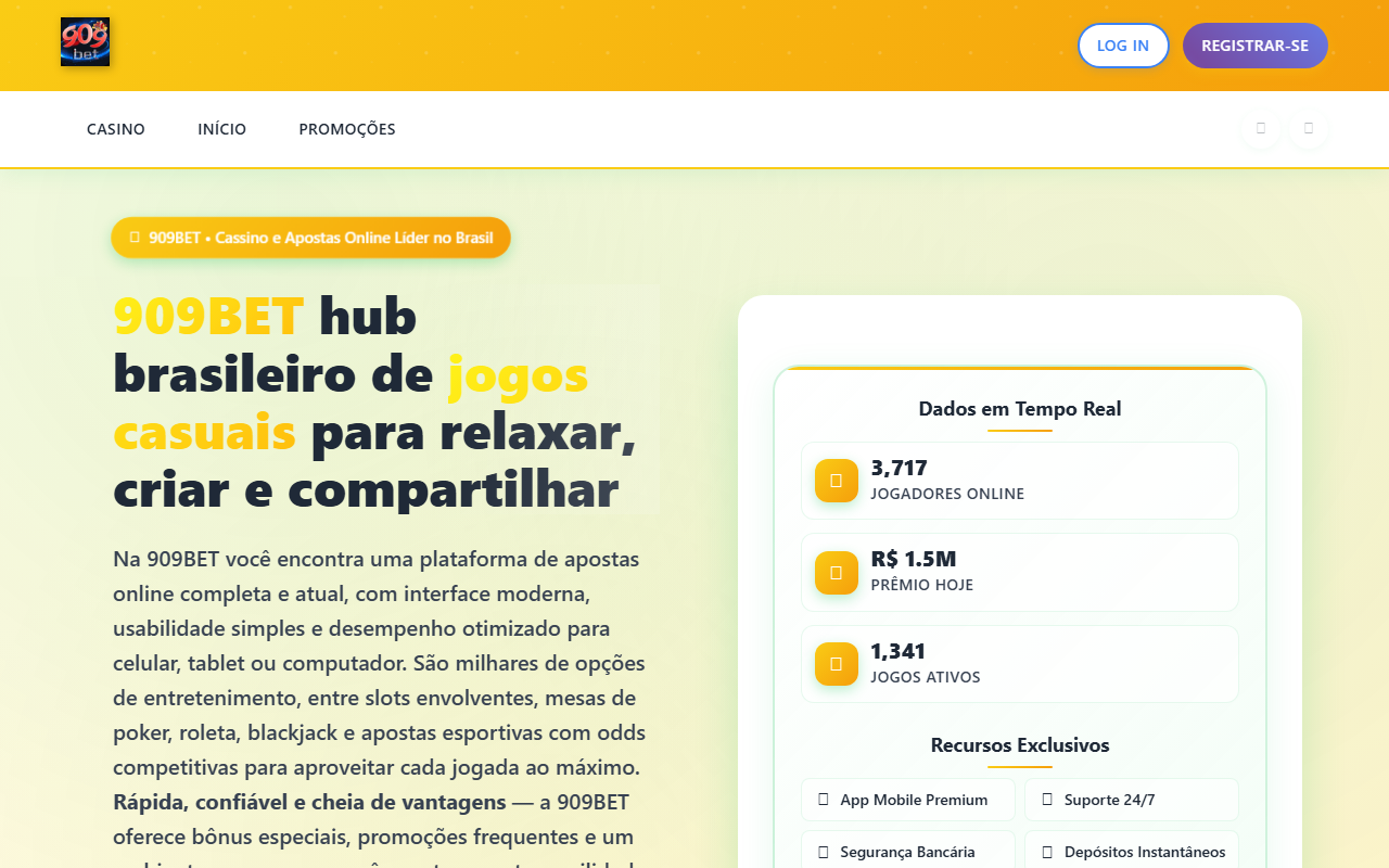 909betbrasil.com screenshot