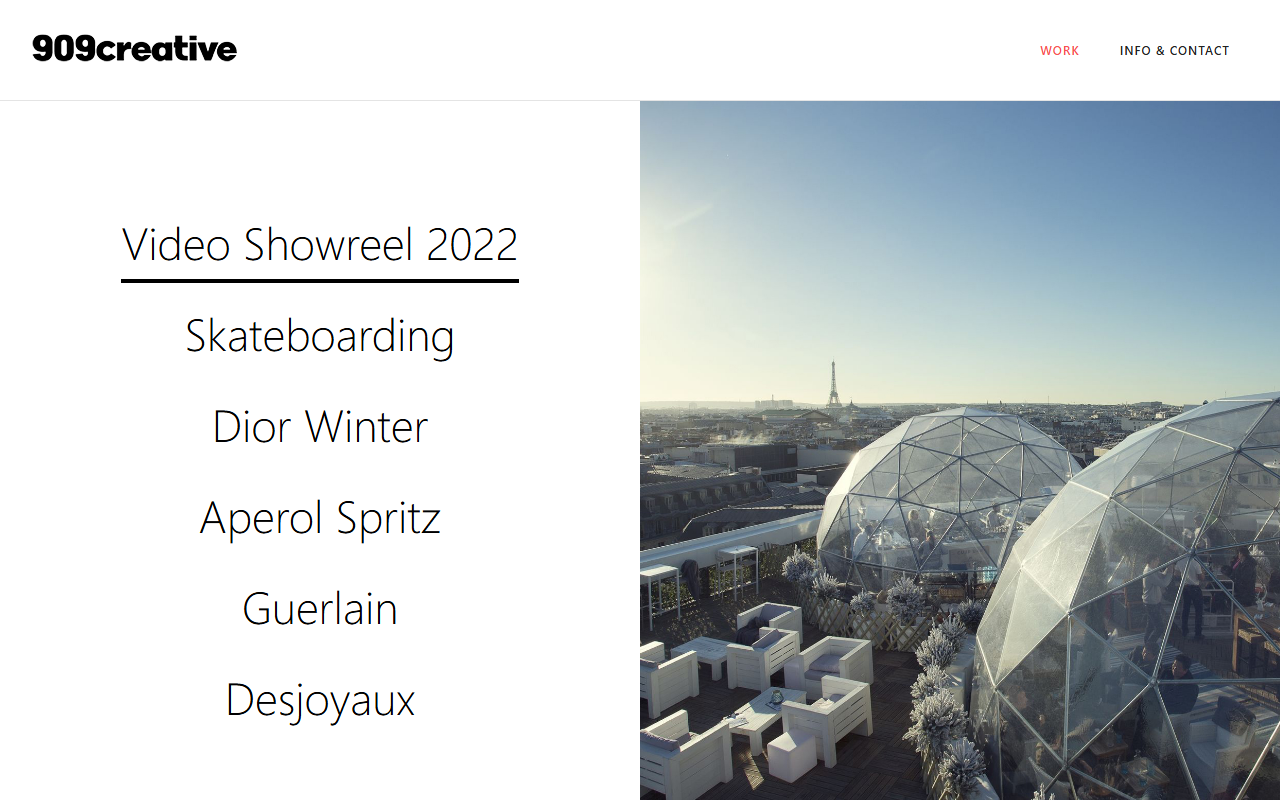 909creative.com screenshot