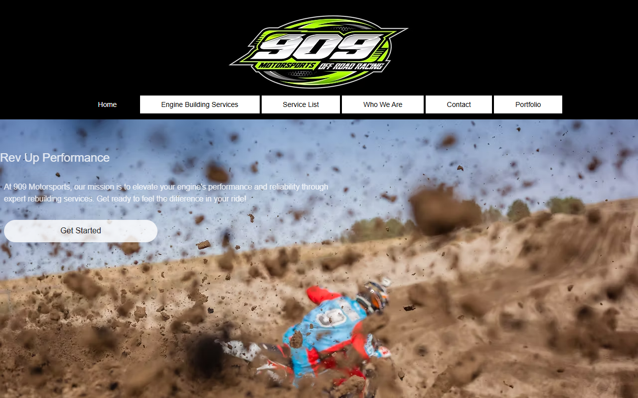 909motorsports.com screenshot