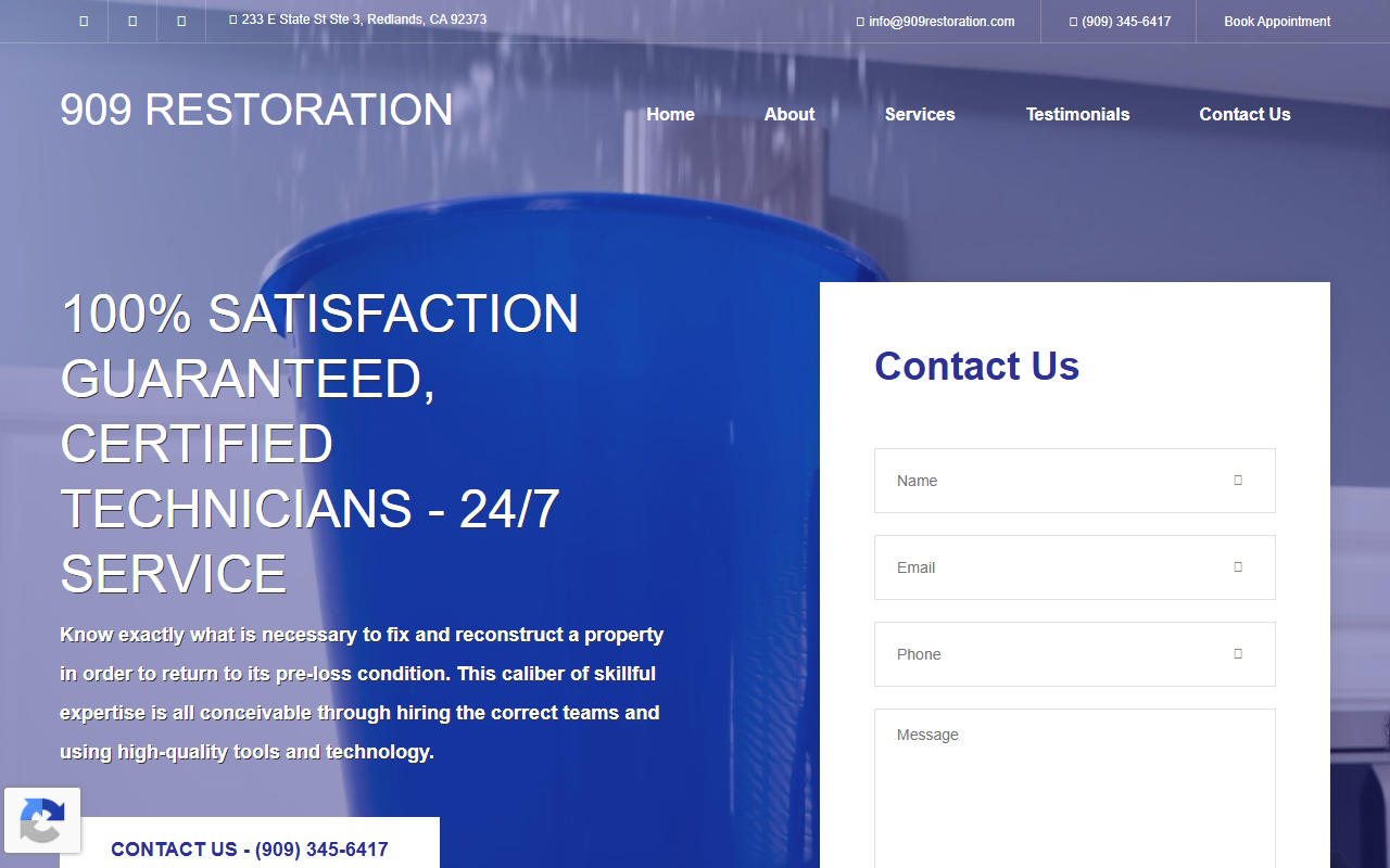 909restoration.com screenshot