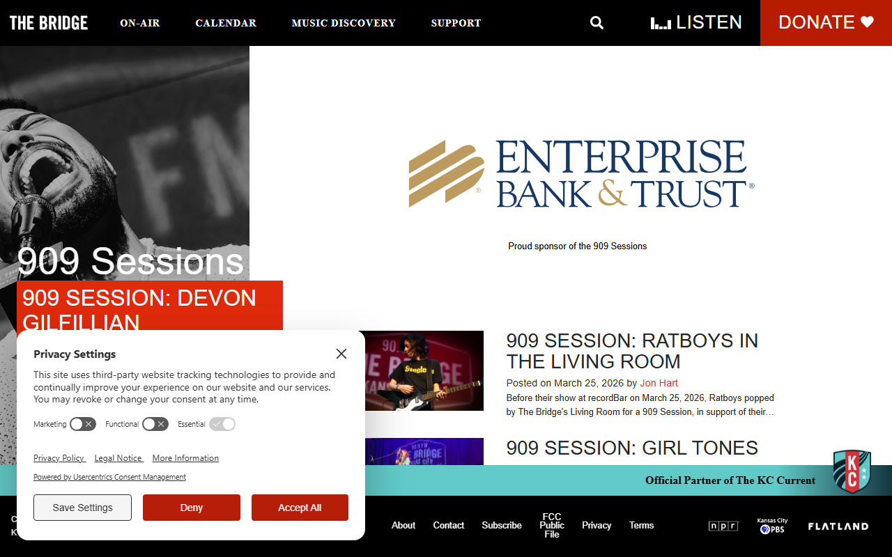 909sessions.com screenshot