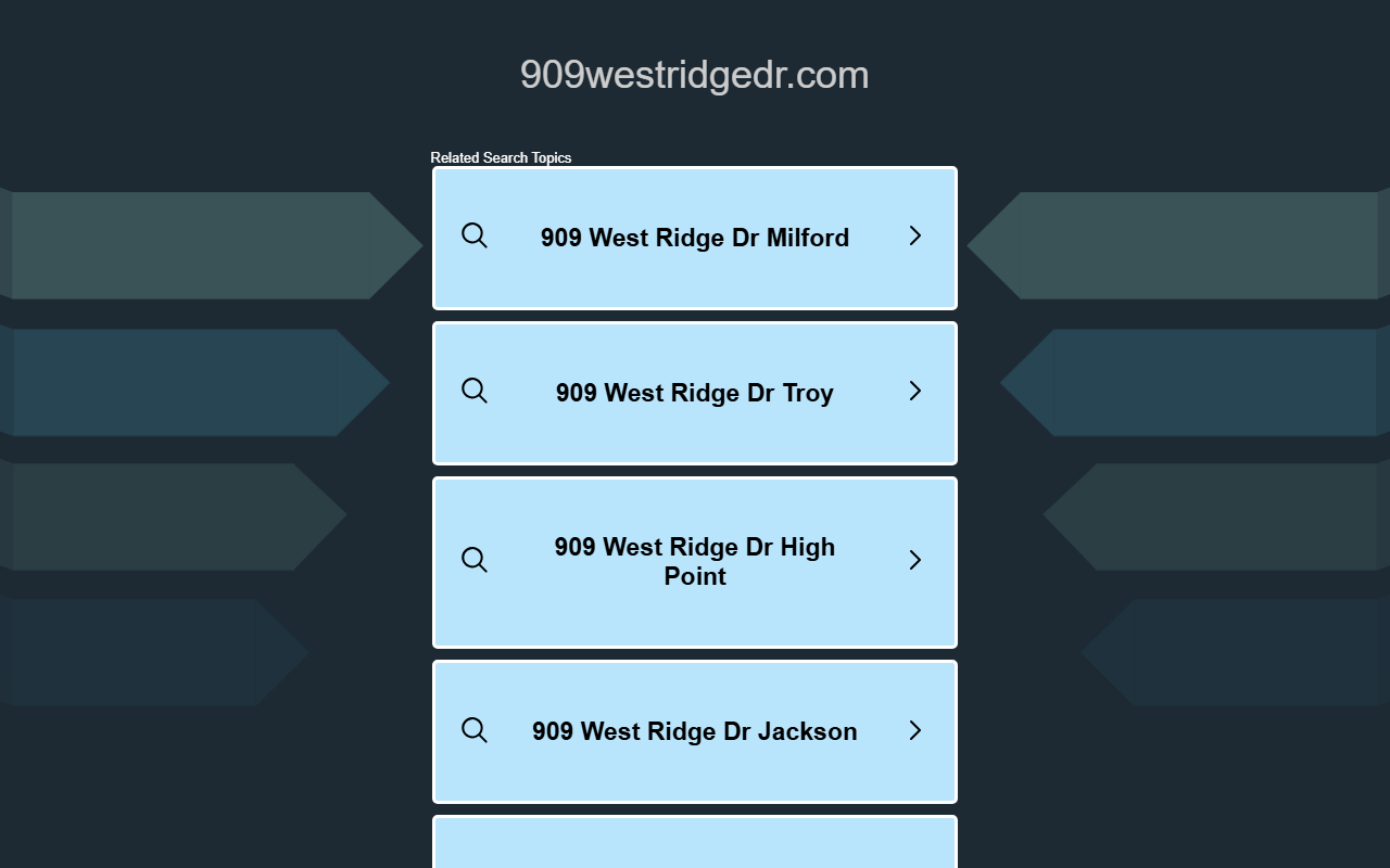 909westridgedr.com screenshot