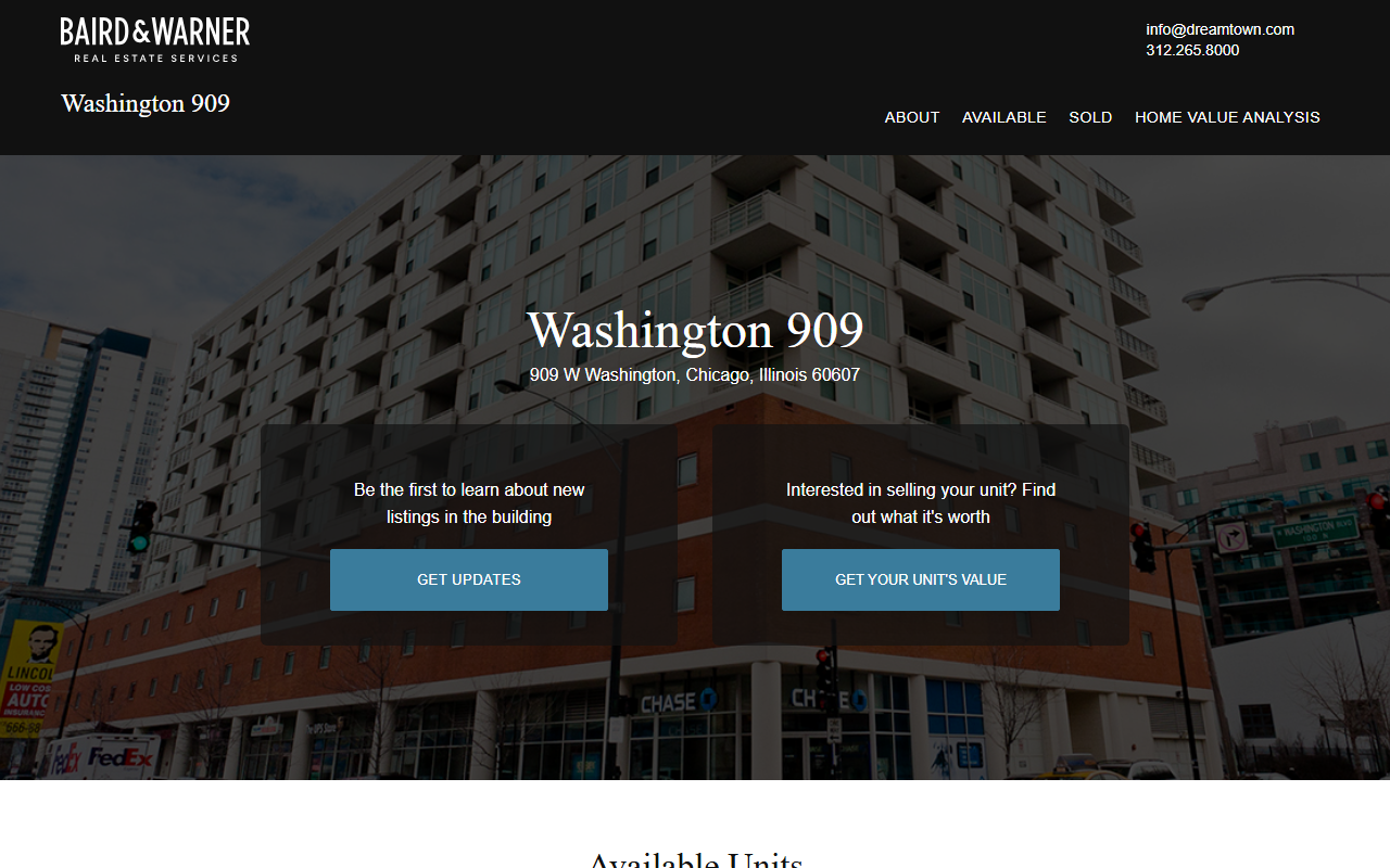 909wwashington.com screenshot