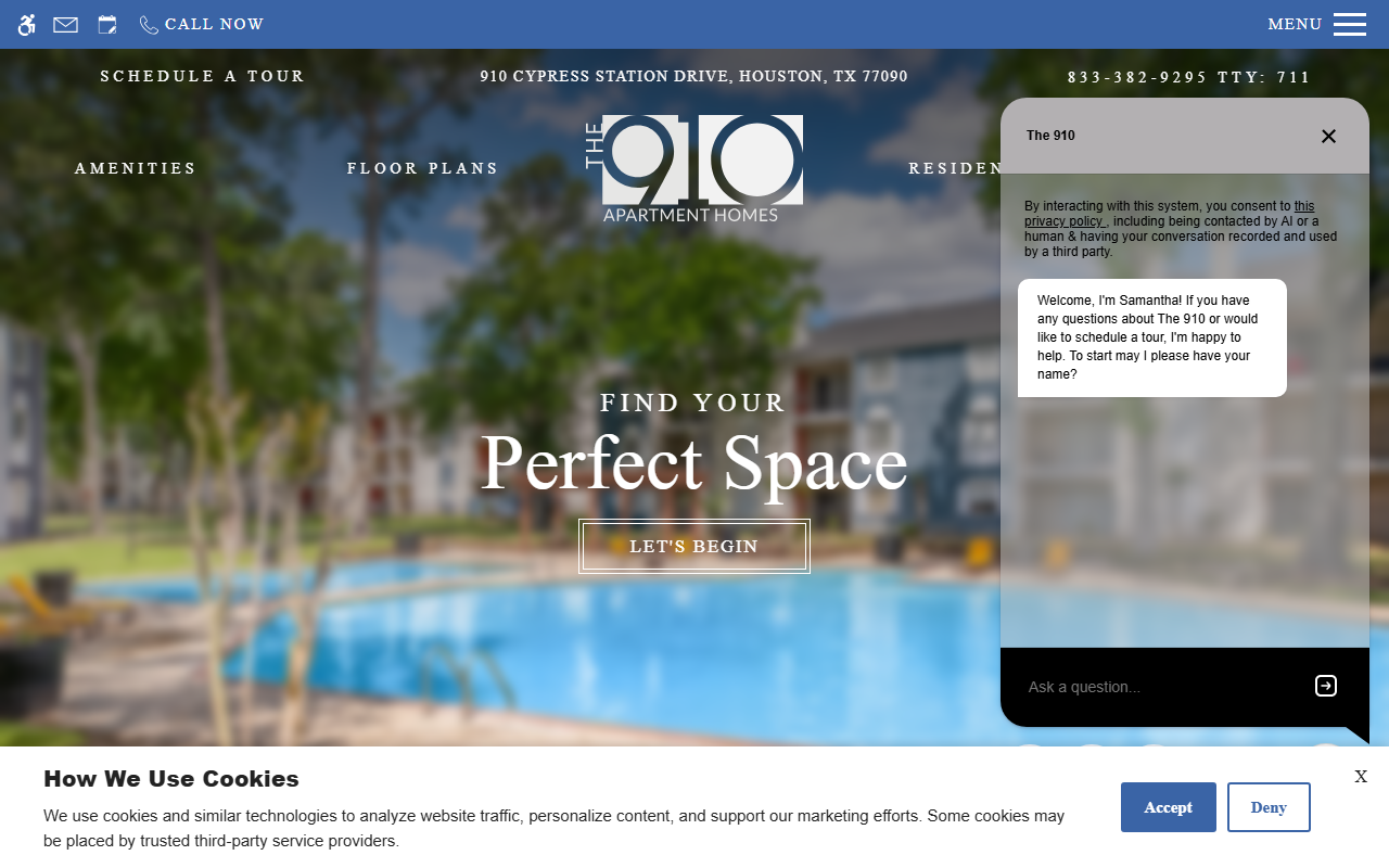 910apartments.com screenshot